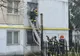 FOTO VIDEO Incendiu puternic într-un apartament din Constanța. Proprietara a ajuns la spital