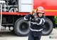 Autoutilitară cuprinsă de flăcări. Intervin pompierii