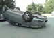 Accident grav la Costinești. Mașină răsturnată