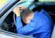 Tupeu maxim! Beat la volanul unei mașini cu numere de înmatriculare false