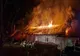 FOTO VIDEO Incendiu violent, casă cuprinsă de flăcări