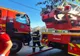 Casă cuprinsă de flăcări. Un bărbat transportat la spital