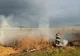 7 hectare de miriște făcute scrum în urma unui incendiu violent