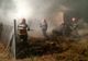 FOTO| Incendiu puternic la Valea Nucarilor. Sute de baloți de lucernă făcuți scrum