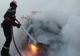 Incendiu autoturism pe varianta Ovidiu